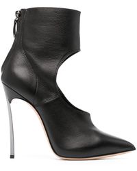 Casadei - Blade Galaxy 120mm Leather Boots - Lyst