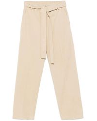 Liu Jo - Cotton Trousers - Lyst