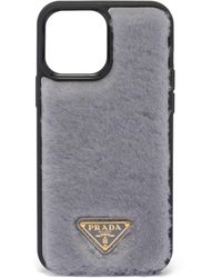 Prada Iphone 13 Pro Max Case in Natural | Lyst