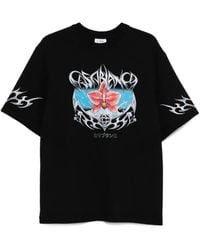 CASABLANCA - Crewneck Printed T-Shirt - Lyst