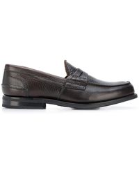 Church's Mocassins texturés - Marron