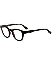 KARL LAGERFELD - Tortoiseshell-Effect Round-Frame Glasses - Lyst