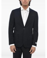 Corneliani - Single-Breasted Wool Blazer - Lyst