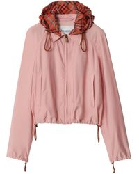 Burberry - Cropped Newcott Hooded Jacket - Lyst