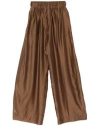 Thelatest - Dora Elasticated-Waist Palazzo Pants - Lyst