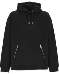 HUGO - Felpa Con Applicazione Logo E Tasche Con Zip - Lyst