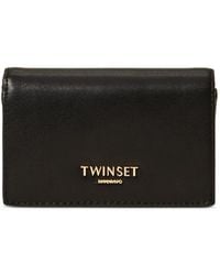 Twinset - Logo-Appliqué Wallet - Lyst