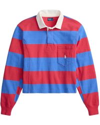 Polo Ralph Lauren - Striped Chest-Pocket Rugby Shirt - Lyst