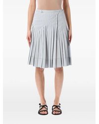 Low Classic - Pleated Midi Skirt - Lyst