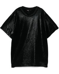 Maje - Lamé T-Shirt - Lyst