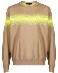 Herno - Spray-paint Effect Knit Sweatshirt - Lyst