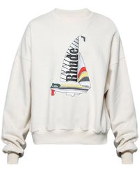 Rhude - Catamaran Champion Cotton Sweatshirt - Lyst