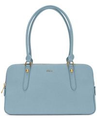 Furla - Giulia Boston Medium Leather Tote Bag - Lyst