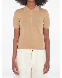 Moncler - Polo de mezcla de algodón - Lyst