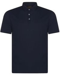 Zanone - Poloshirt Met Knopen - Lyst