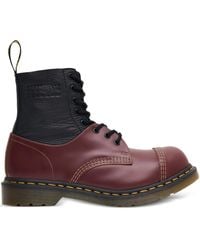 Dr. Martens - X Mm6 Maison Margiela 1460 Twisted And Reimagined Leather Boots - Lyst