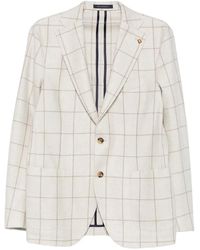 Latorre - Grid-Pattern Blazer - Lyst