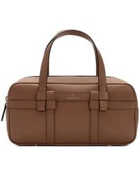 La Portegna - Bibi Leather Tote Bag - Lyst