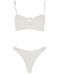 Hunza G - Misty Bikini Mit Perlencreole - Lyst