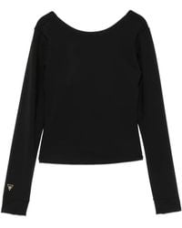 MACRON - O.N.E. Scoop-Back Blouse - Lyst