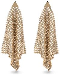 Rabanne - Crystal-Embellished Drop Earrings - Lyst