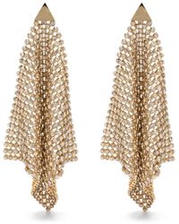 Rabanne - Crystal-Embellished Drop Earrings - Lyst