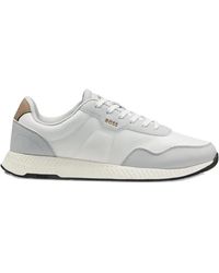 HUGO - Titanium Lace-Up Sneakers - Lyst