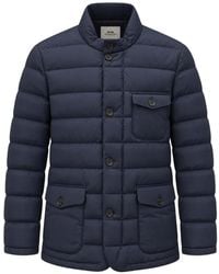Double Up Shell Corneliani Milestones Quilted Shell Jacket in Brown for Men | Lyst
