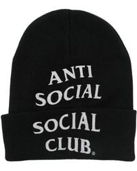 ANTI SOCIAL SOCIAL CLUB - Embroidered-Logo Beanie - Lyst