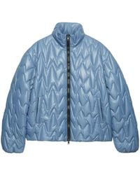 MSGM - Quilted Padded Jacket - Lyst