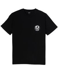 A.P.C. - Graphic-Print T-Shirt - Lyst