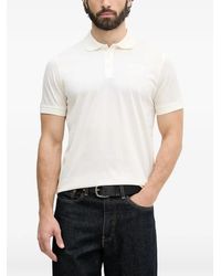 KARL LAGERFELD - Logo-Embroidered Short-Sleeve Cotton Polo Shirt - Lyst