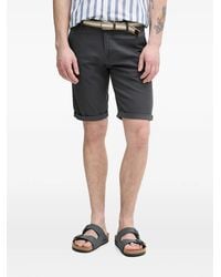 Lindbergh - Bermudas Con Cinturón Y Dobladillo Vuelto - Lyst
