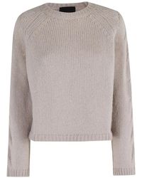 Roberto Collina - Cable-Knit Raglan-Sleeve Sweater - Lyst