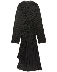 Balenciaga - Robe longue à imprimé monogrammé - Lyst