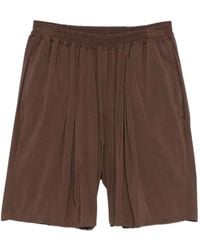MARSĒM - Pleated Elasticated-Waist Shorts - Lyst