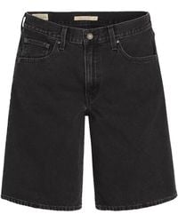 Levi's - Knee-Length Denim Shorts - Lyst