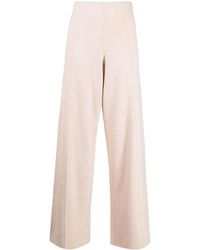 Pringle of Scotland - High-Waisted Knitted Trousers - Lyst