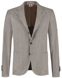 Luigi Borrelli Napoli - Plaid Two-Button Blazer - Lyst
