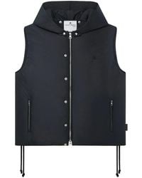 Courreges - Logo-Patch Padded Gilet - Lyst