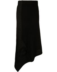 Y-3 - Ch1 Asymmetric Knitted Skirt - Lyst