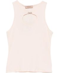 Twinset - Cutout-Detail Top - Lyst
