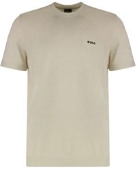BOSS - Logo Short-Sleeves T-Shirt - Lyst