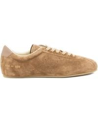 Common Projects - Baskets En Daim Et Cuir - Lyst