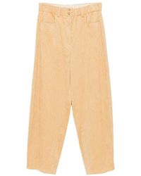 Alysi - Corduroy Wide-Leg Trousers - Lyst