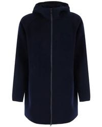 Aspesi - Hooded Raglan-Sleeve Coat - Lyst