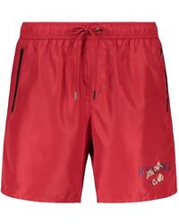 Iceberg - Logo-Print Drawstring Swim Shorts - Lyst