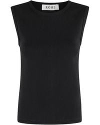 Rohe - Ribbed Sleeveless Top - Lyst