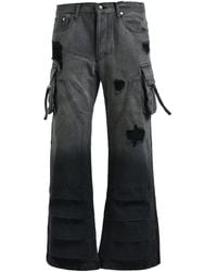 BREATH - Distressed Cargo Trousers - Lyst