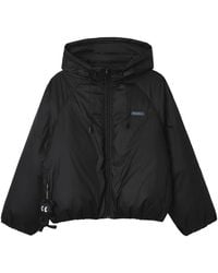 Mini Cream - Hooded Zip-Fastening Jacket - Lyst